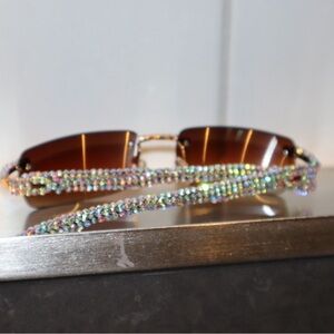 Y2k Style Rhinestone Handmade Sunglasses